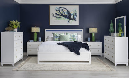 Summerland - King Panel Headboard - White