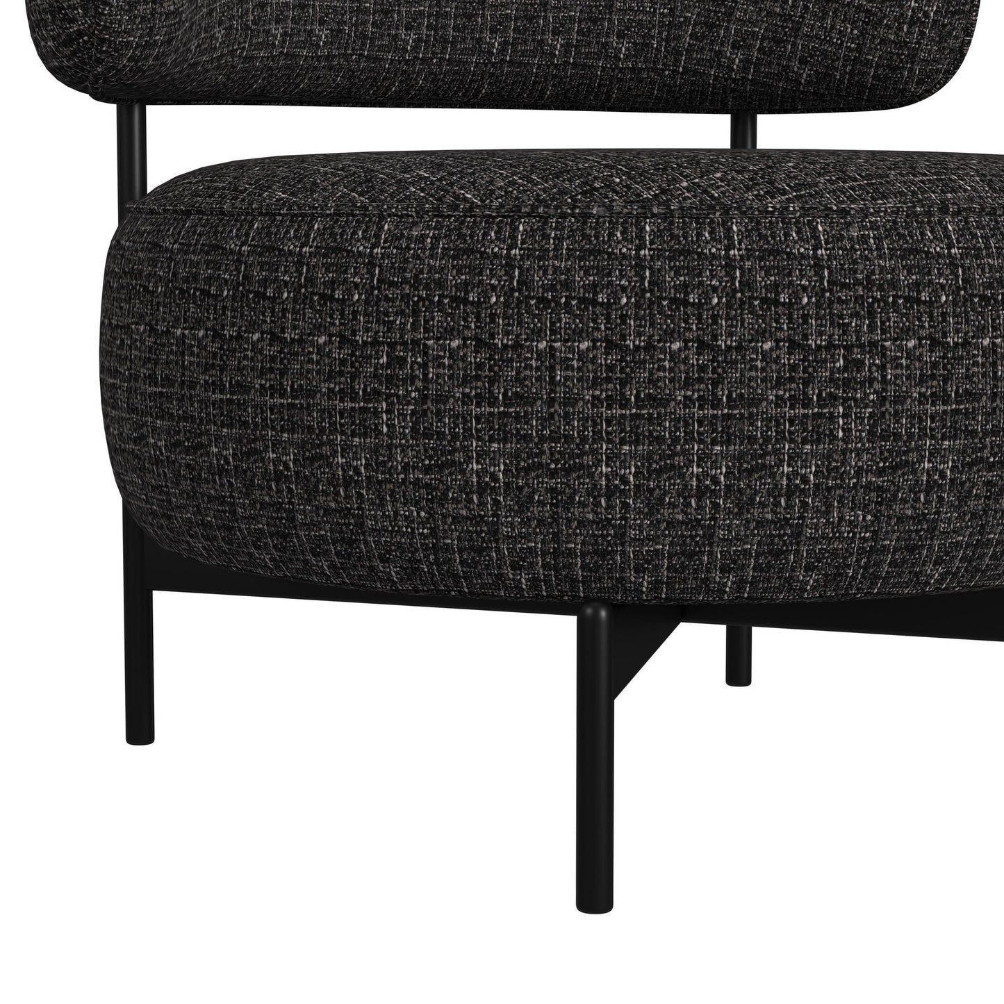 Antonia - Swivel Chair - Heron Black