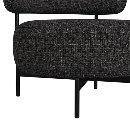 Antonia - Swivel Chair - Heron Black