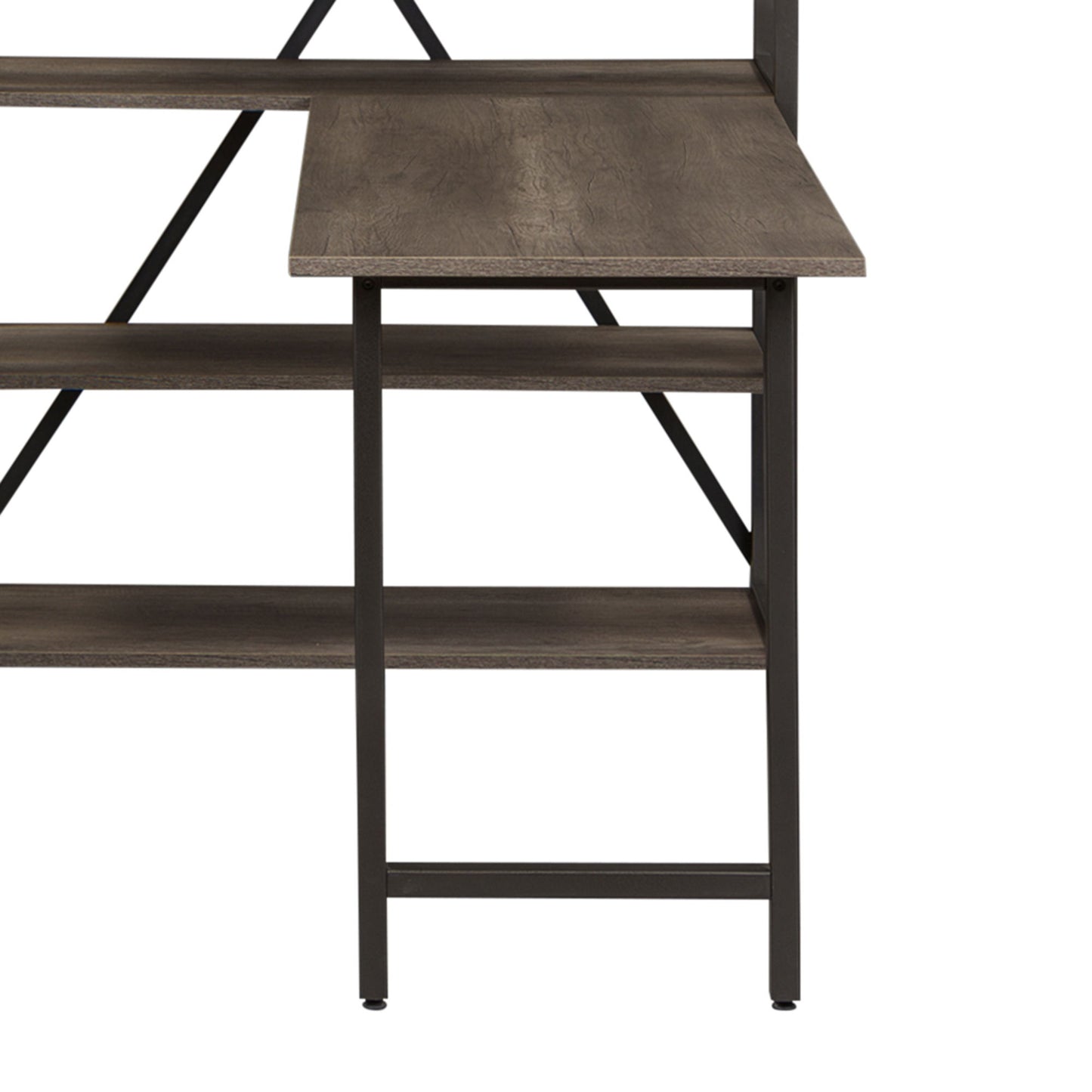 Tanners Creek - Desk Top and End Panel - Dark Gray