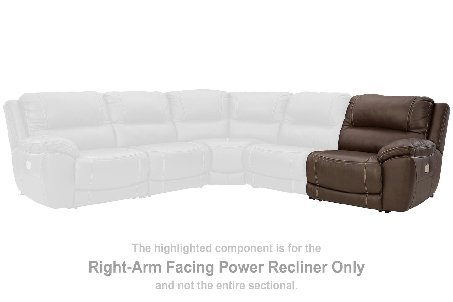 Dunleith - RAF Zero Wall Power Recliner - Chocolate