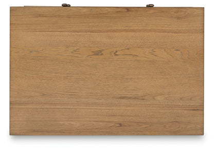 Sharlance - Lift Top Cocktail Table - Light Brown