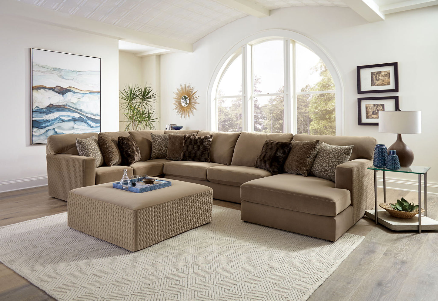 Carlsbad Modular Sectional - RSF Loveseat - Carob