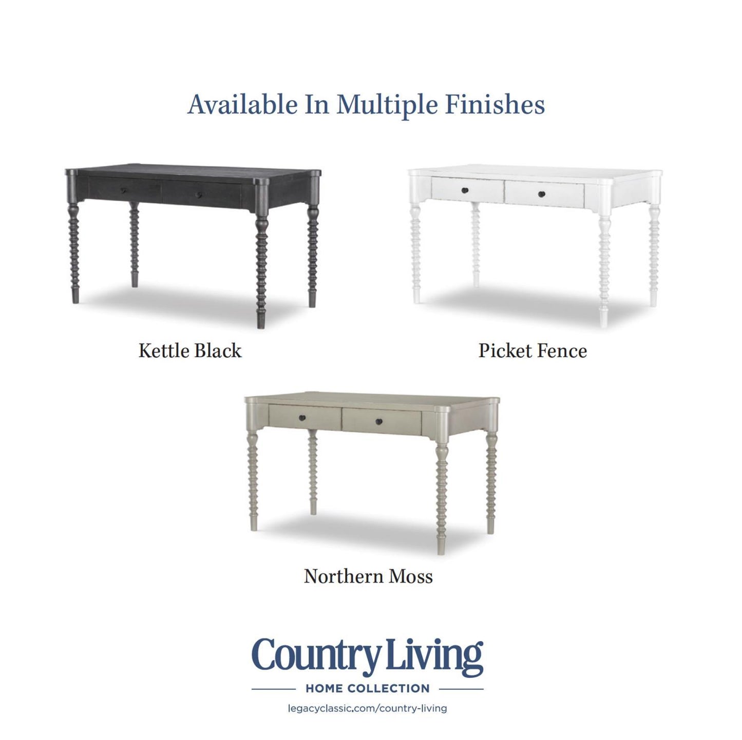 Vintage Market - Turned Bobbin Leg Writing Desk