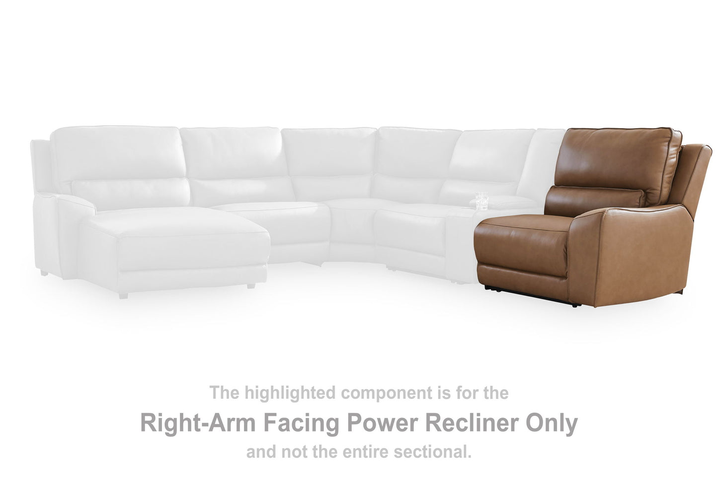 DeepWakes - RAF Zero Wall Power Recliner - Caramel