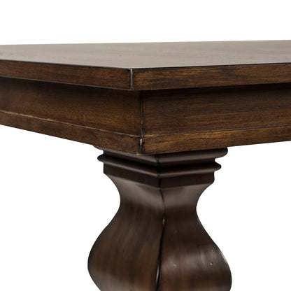 Armand - Trestle Table Top - Dark Brown