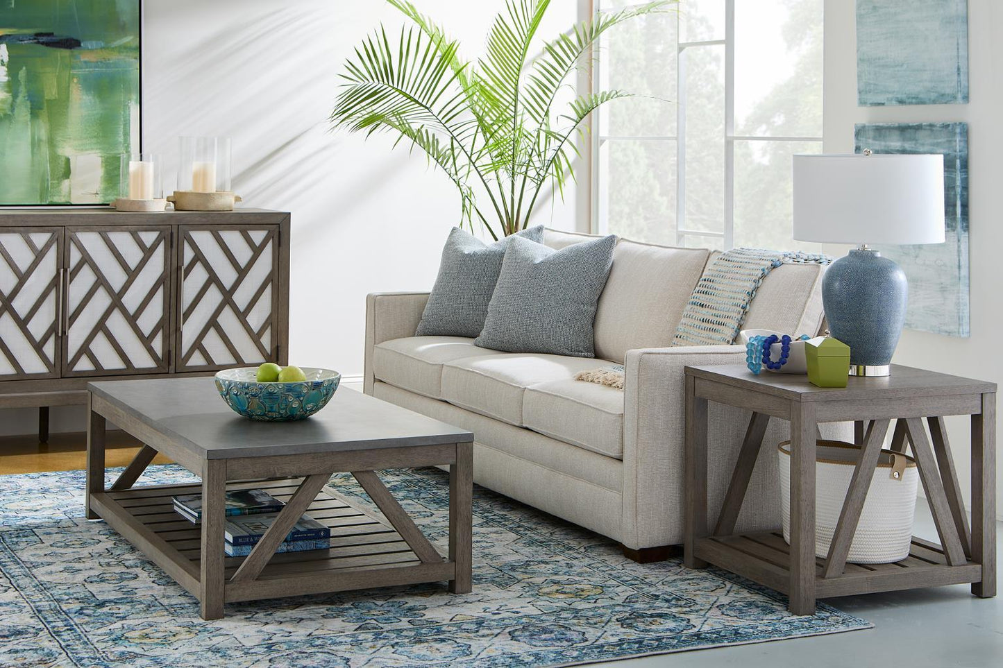 Staycation - Bookcase Top - Driftwood