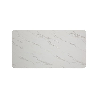 Marlene - Dining Table With White Faux Marble Top - White