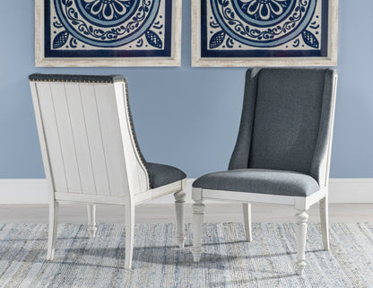 Cottage Park - Host Chair (Set of 2) - Dark Gray
