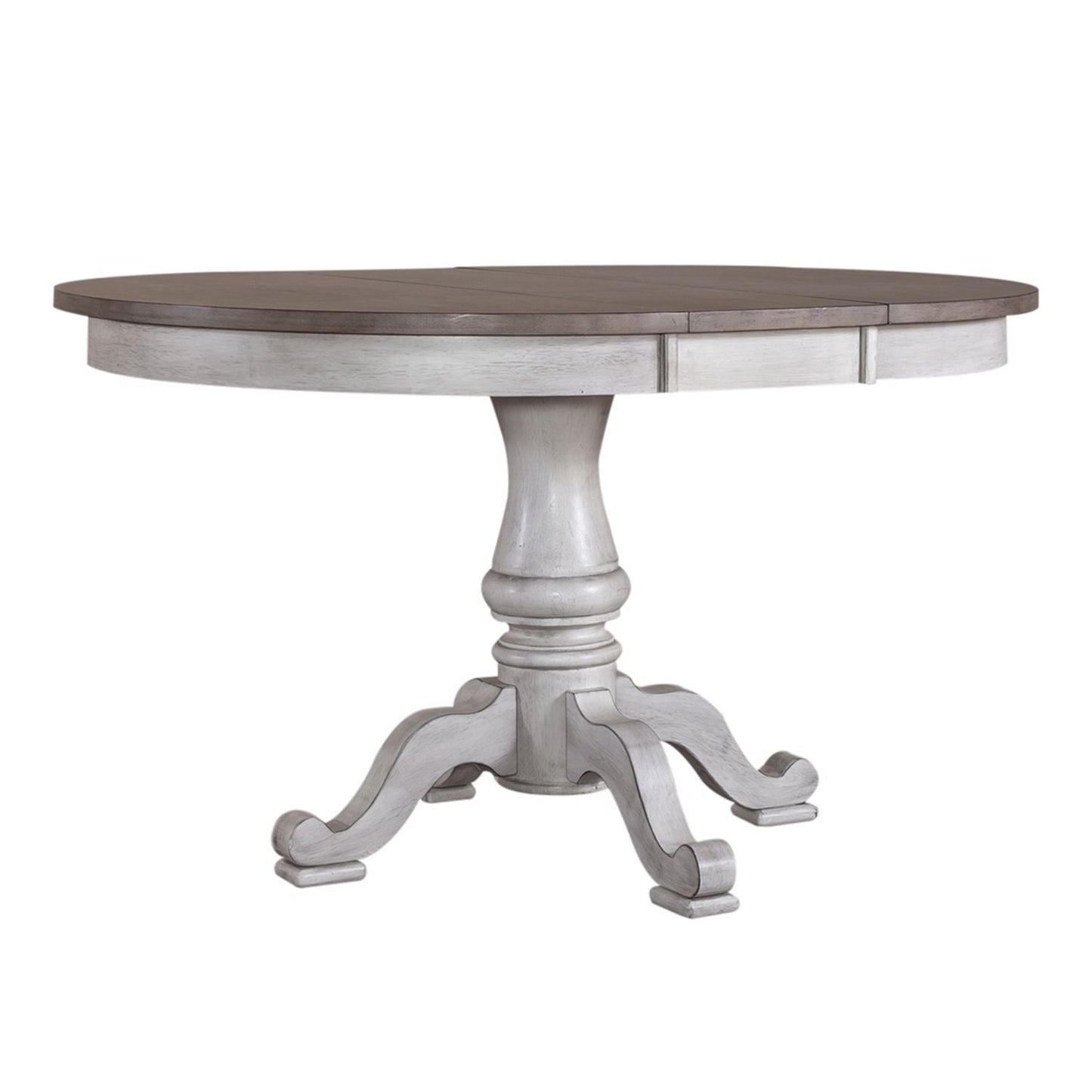 Ocean Isle - 5 Piece Pedestal Table Set - Antique White