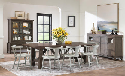 XXX's And OOO's - Trestle Dining Table