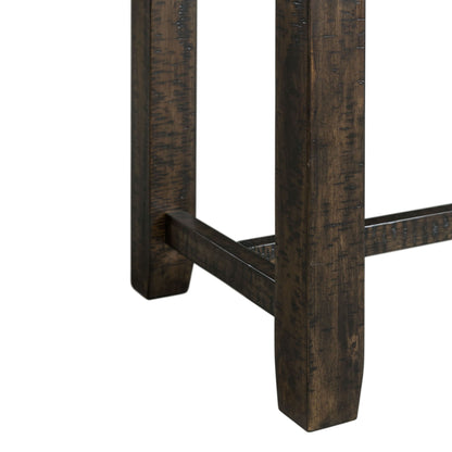 Stone - Multipurpose Bar Table Set - Dark Walnut