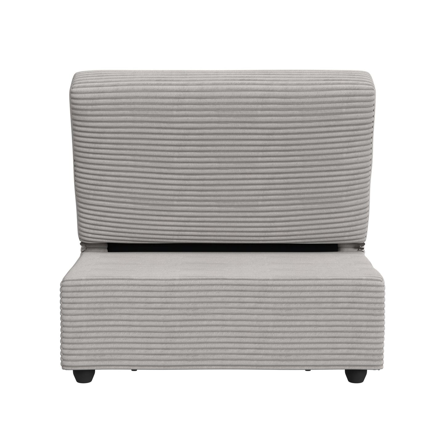 Pluto - Chair With Kidney Pillow, Klik Klak And Pop Up - Coronado Gray