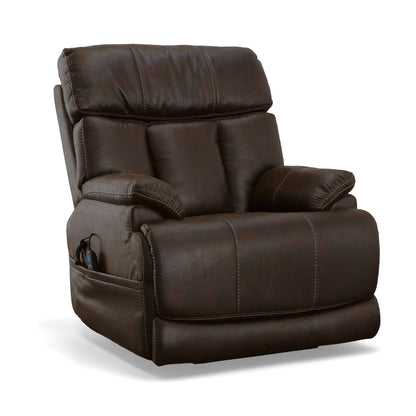Clive - Power Recliner With Power Headrest & Lumbar - Clove