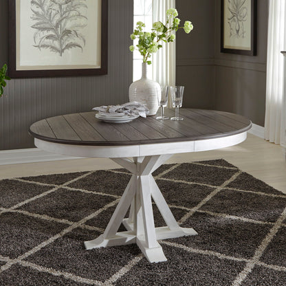 Allyson Park - Single Pedestal Table Top - White