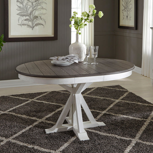 Allyson Park - Single Pedestal Table Top - White