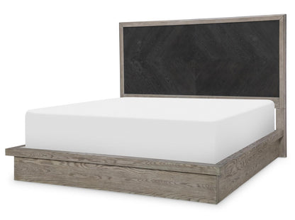 Halifax - Upholstered Headboard King / California King - Flax And Java