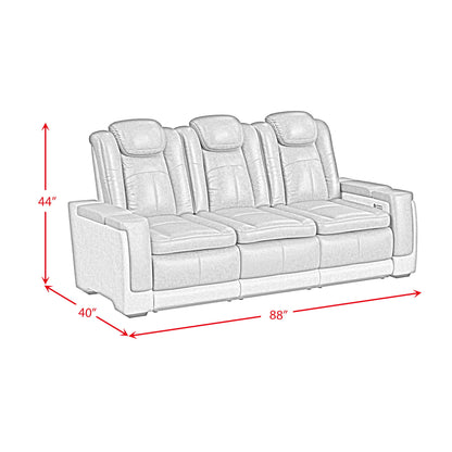 Lantana - Power Motion Sofa With Power Headrest, LED, Ddt, Reading Light And Pws
