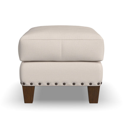 Gianna - Fabric Ottoman With Nailhead Trim