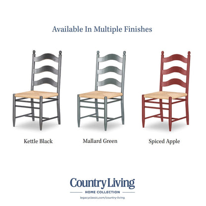 Vintage Market - Rush Seat Ladder Back Side Chair (Set of 2)