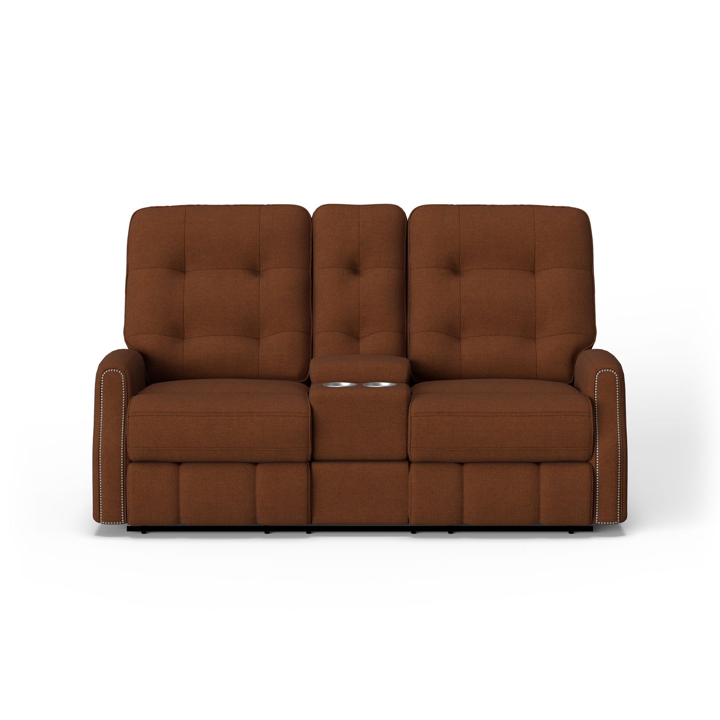 Devon - Reclining Loveseat, Nailhead Trim