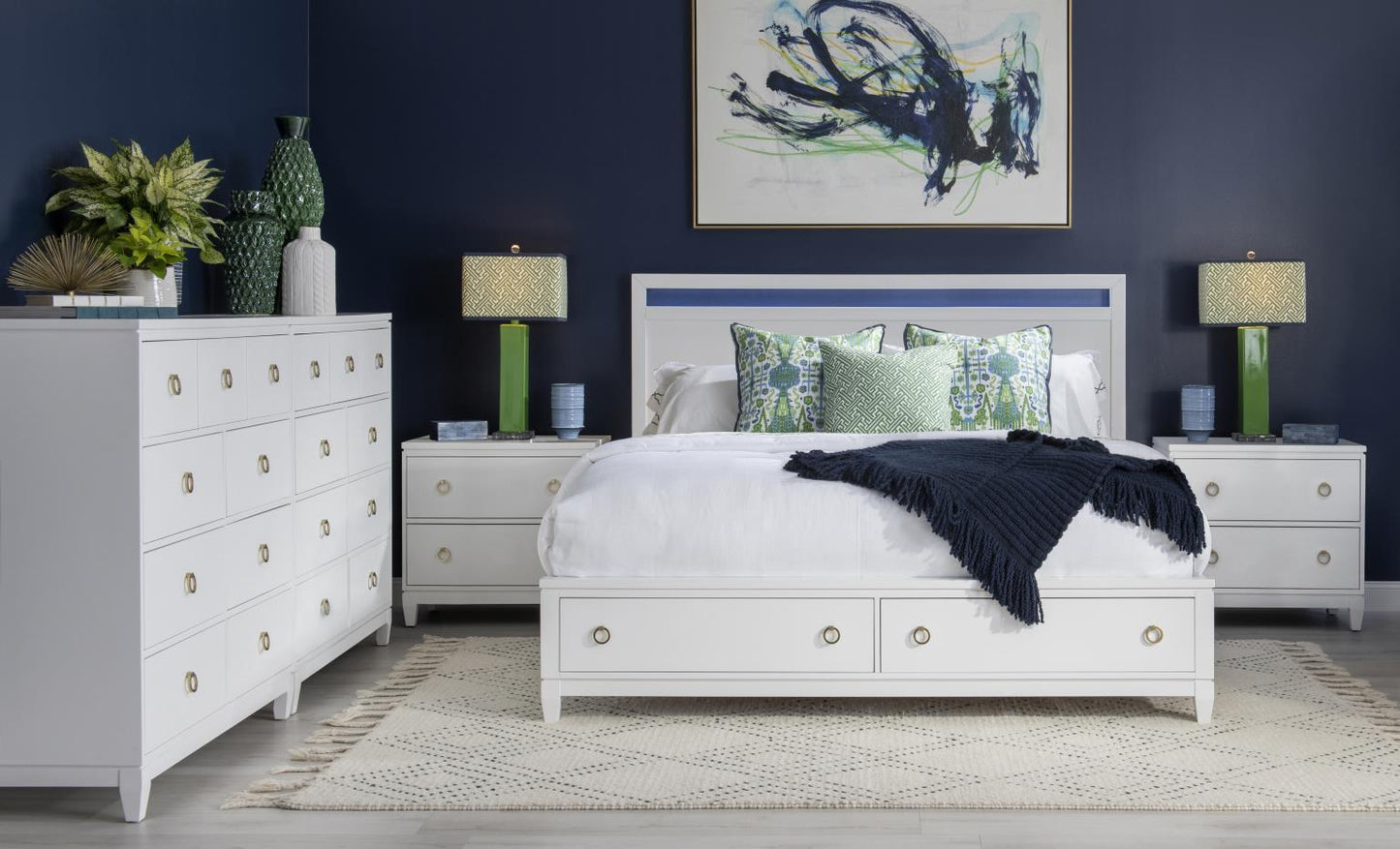 Summerland - Complete Panel Bed With Storage