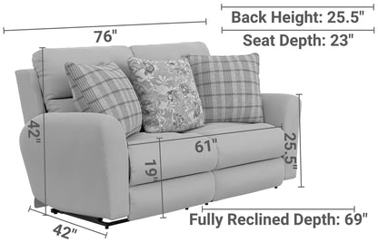 Chappy - Lay Flat Reclining Loveseat