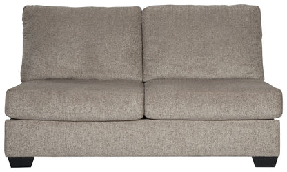 Ballinasloe - Armless Loveseat - Platinum