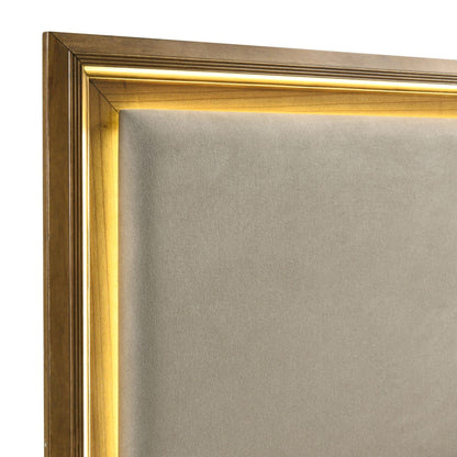 Harmony - Upholstered Storage Bedroom Set With LED