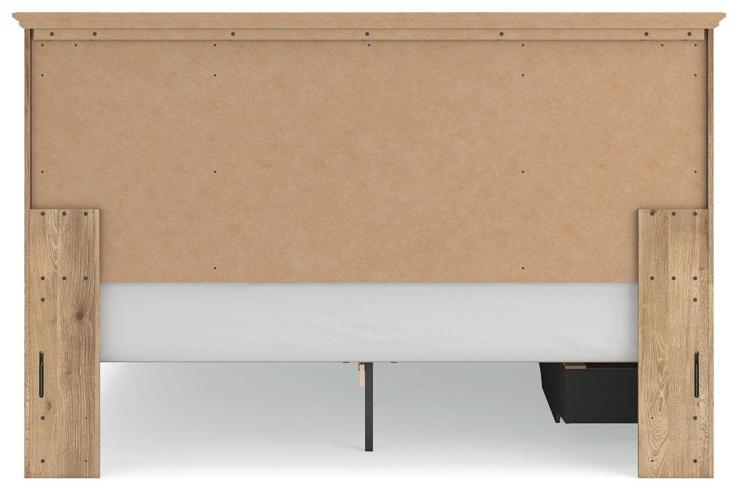 Makidern - Panel Storage Bed With Under Bed Storage Unit