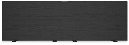 Charlang - Six Drawer Dresser - Black / Gray