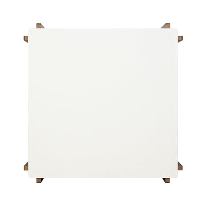 Lincoln - Square Coffee Table With Casters - Light Brown