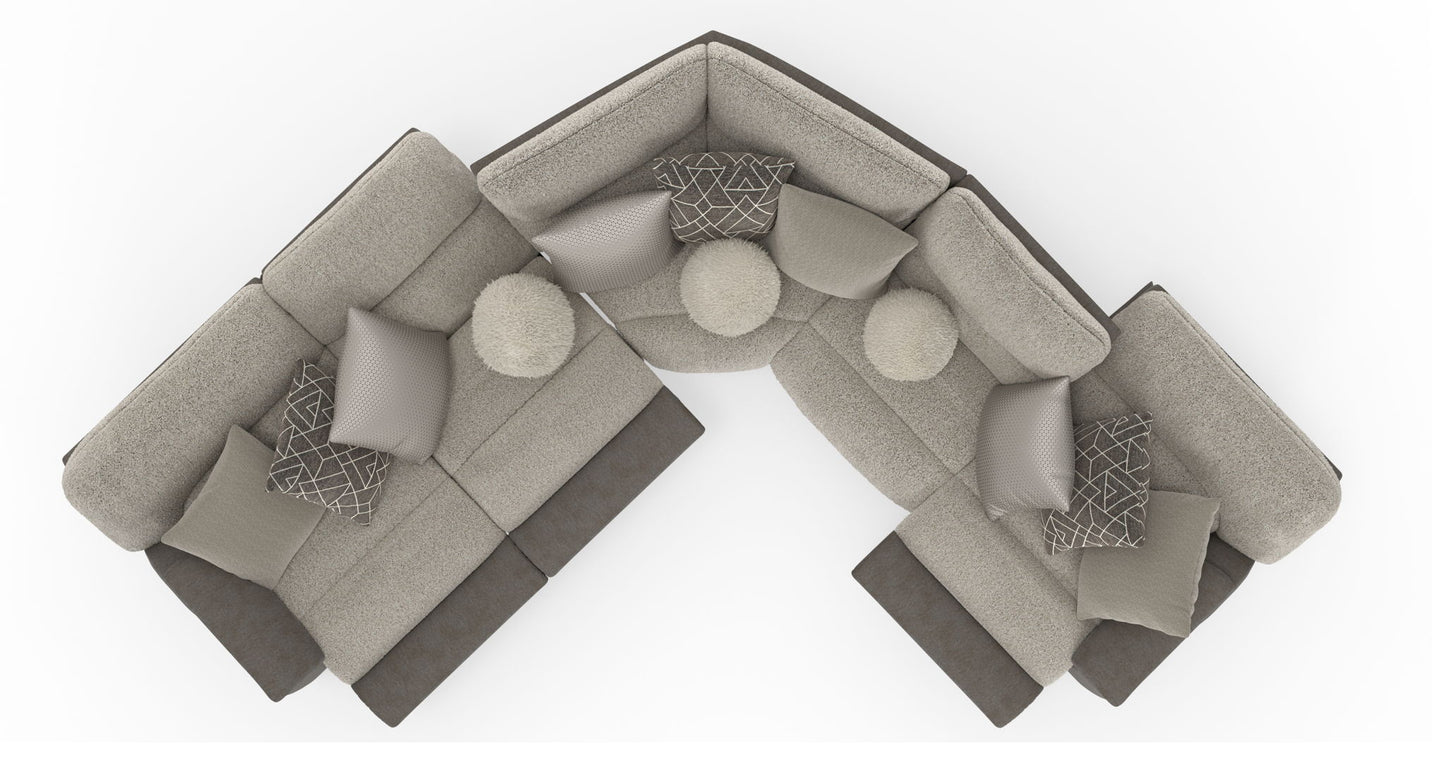 Rendezvous - Power Headrest Power Deep Seat LSF Recliner - Umber