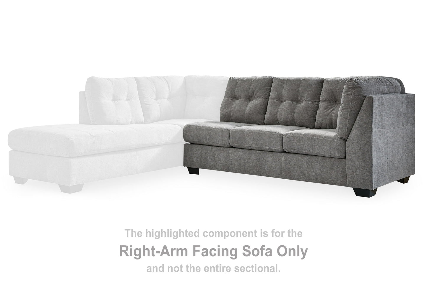 Marleton - Raf Sofa - Gray