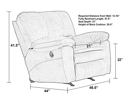 Reyes - Power Lay Flat Recliner