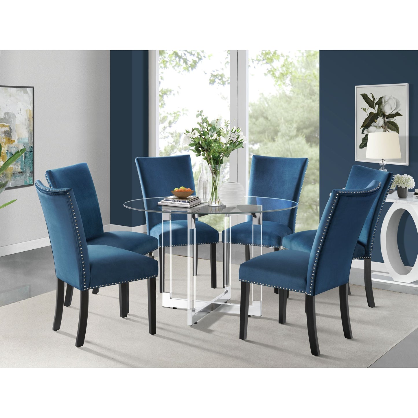 Zurich - Round Dining Table Complete - White