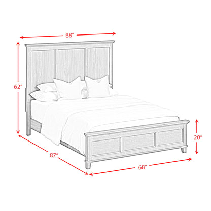 Canterbury - Panel Bed