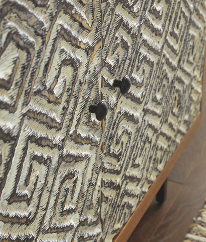 Kerrings - Accent Cabinet - Brown / Black / White