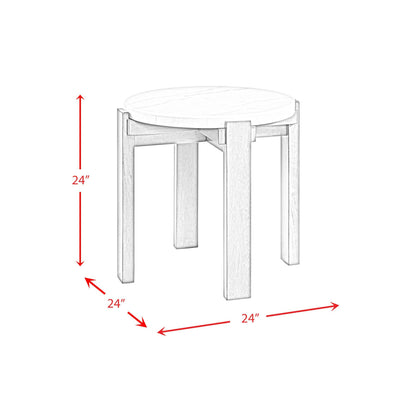 Rosamel - 2 Piece Occasional Table Set (Coffee Table And End Table) - Gray