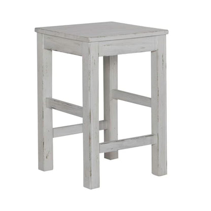 River Place - Console Stool - Riverstone White & Tobacco