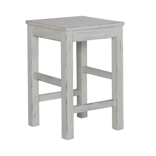 River Place - Console Stool - Riverstone White & Tobacco