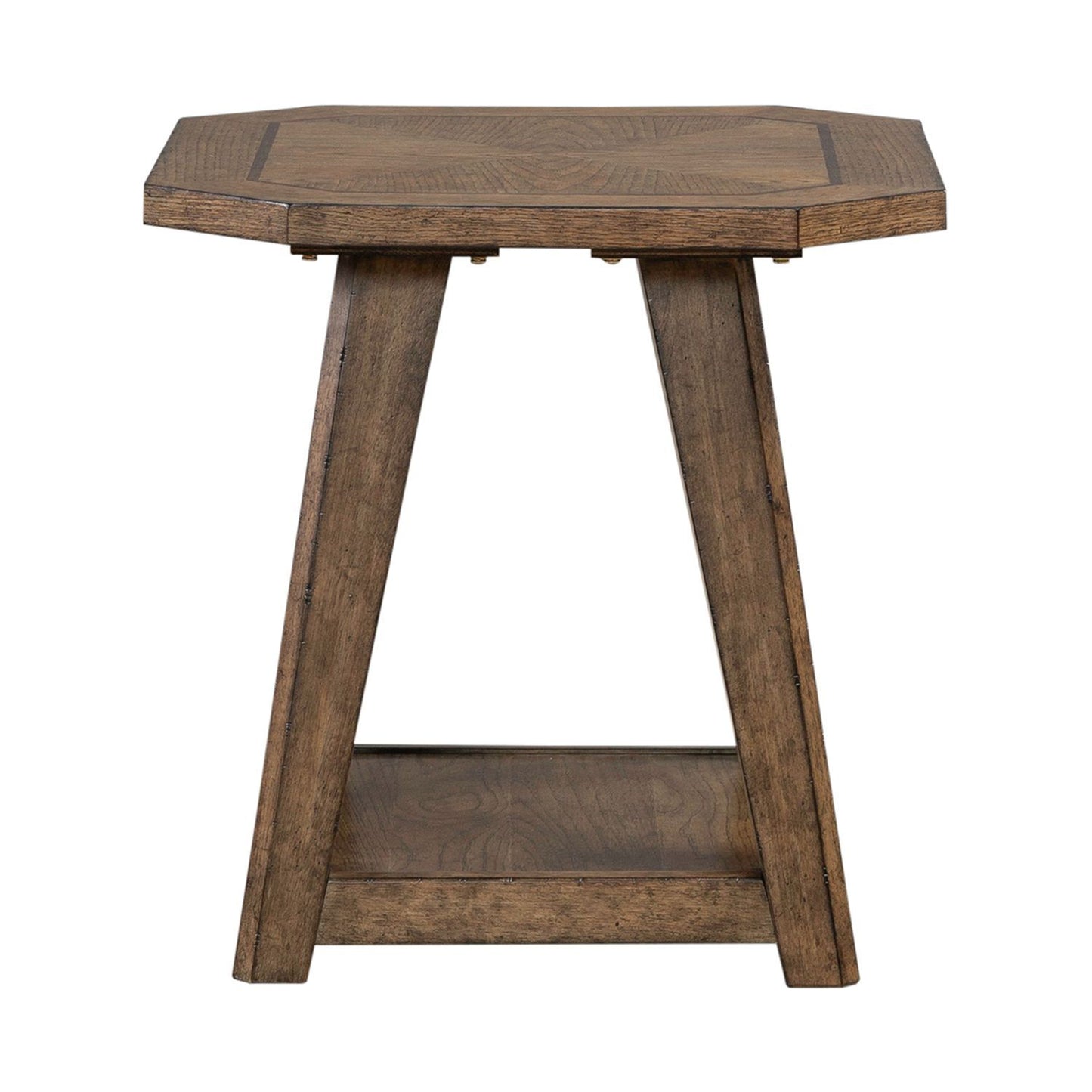 Carolina Park - Octagonal End Table - Brown