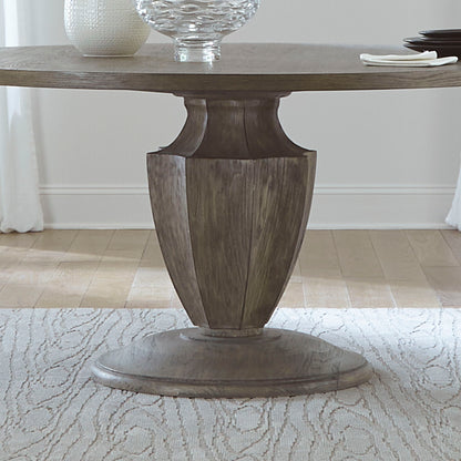 Westfield - Round Pedestal Table Base - Light Brown