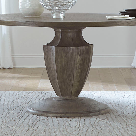 Westfield - Round Pedestal Table Base - Light Brown