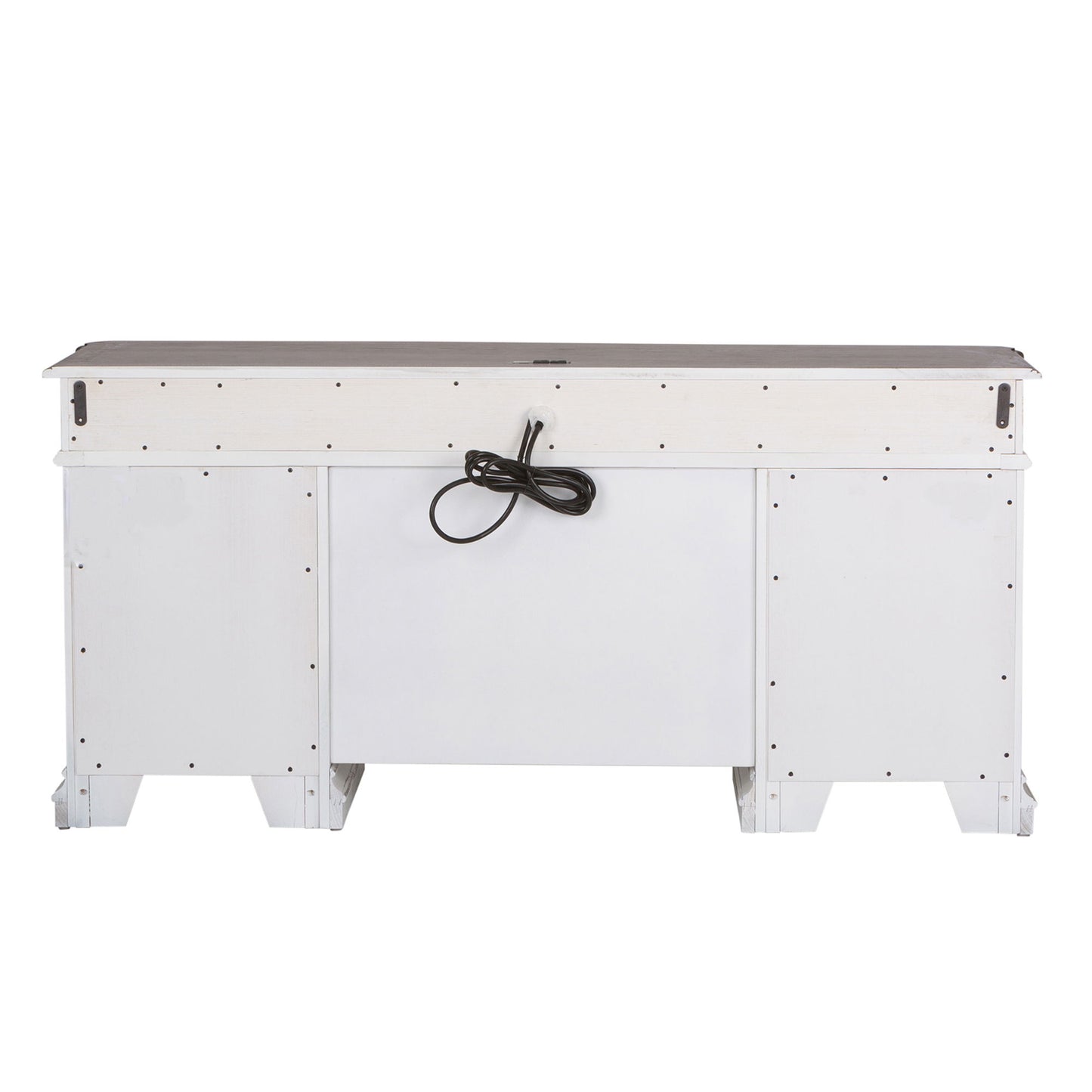 Magnolia Manor - Jr Executive Credenza Base - White