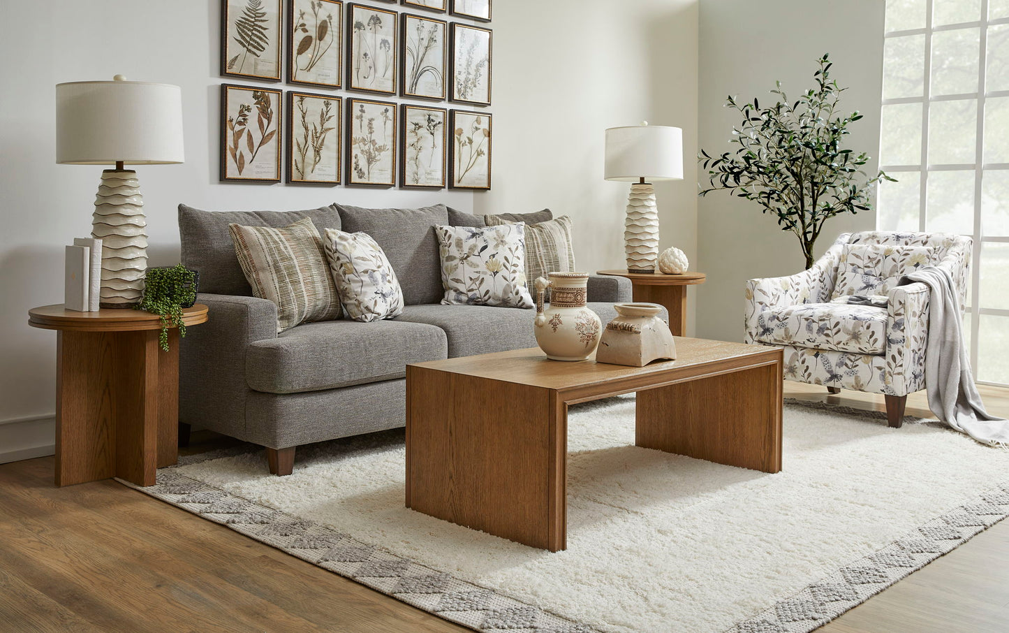 Cole - Fabric Stationary Sofa