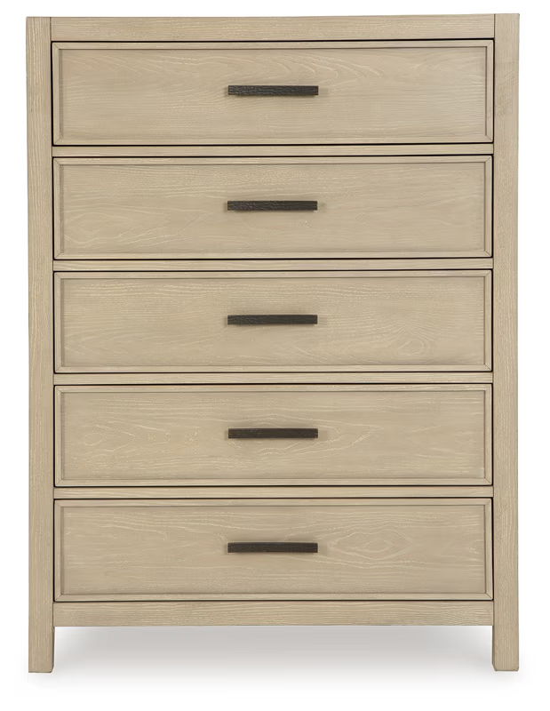 Calmoro - Five Drawer Chest - Gray