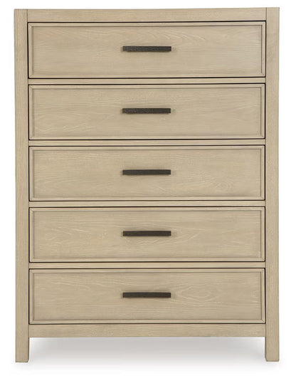 Calmoro - Five Drawer Chest - Gray