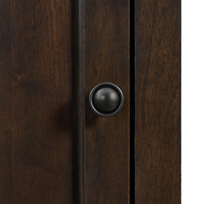 Wagner - Chairside Table With USB - Cherry