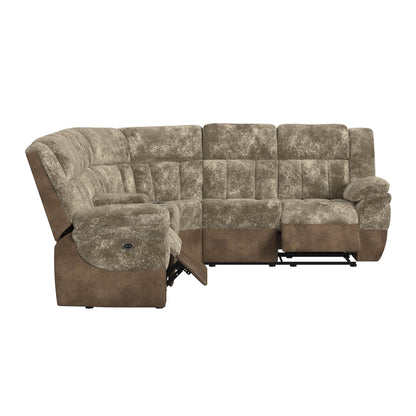 Santorini - RHF Power Motion Recliner - Dillon / Shire Cappuccino